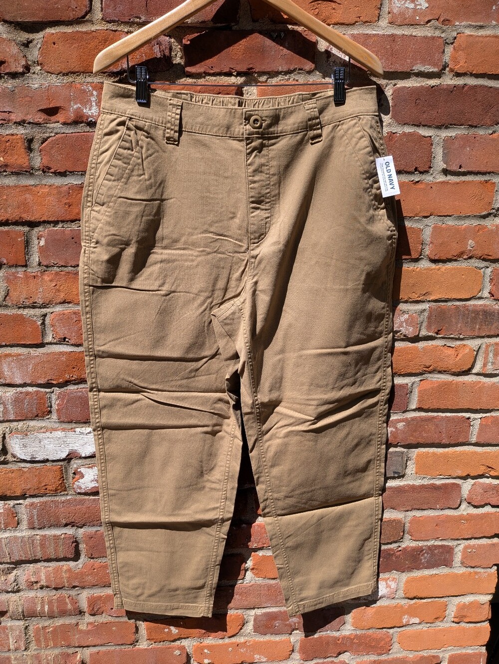 NWT Old Navy High-waisted Chinos Khaki Size Large